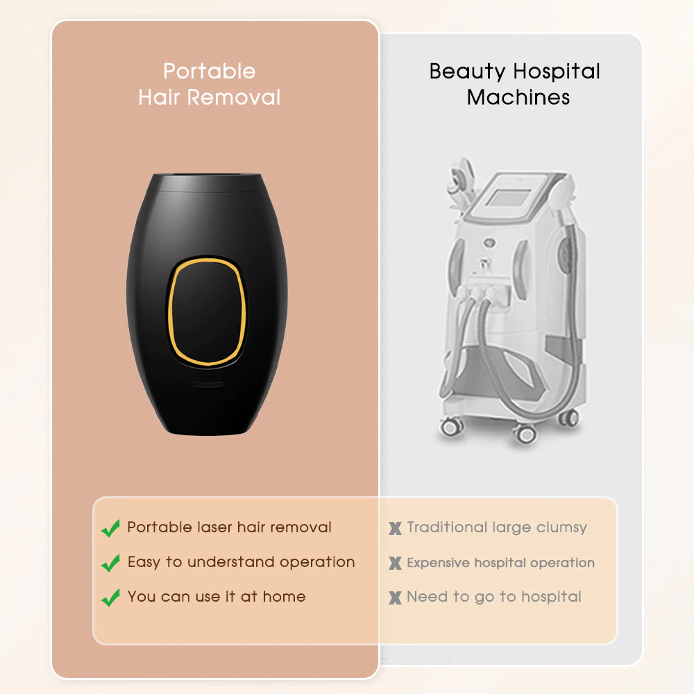 Mini Handheld Laser Epilator Hair Removal Device