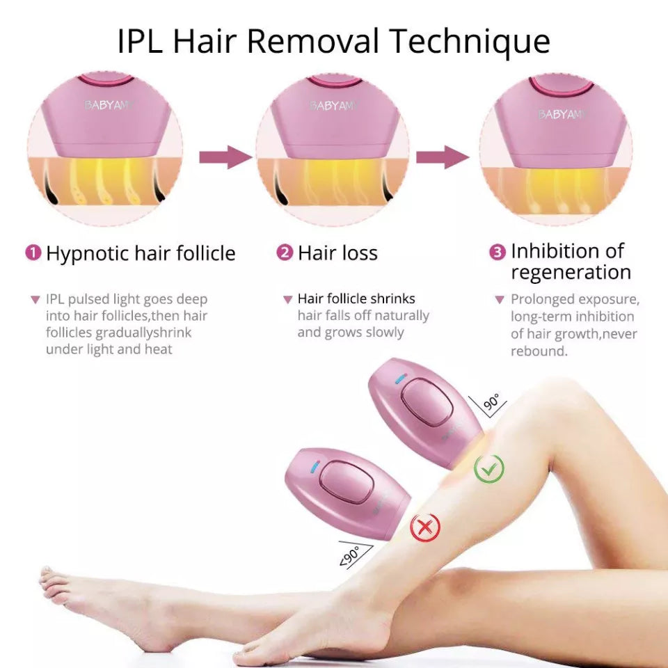 Mini Handheld Laser Epilator Hair Removal Device