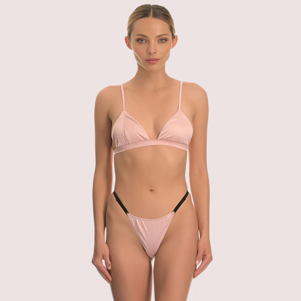 Luxury Silk Bra Set for Women’s Everyday Comfort